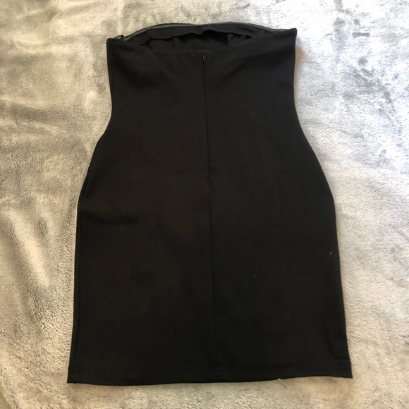 Neon Piping Strapless Dress - Picture 5 of 6